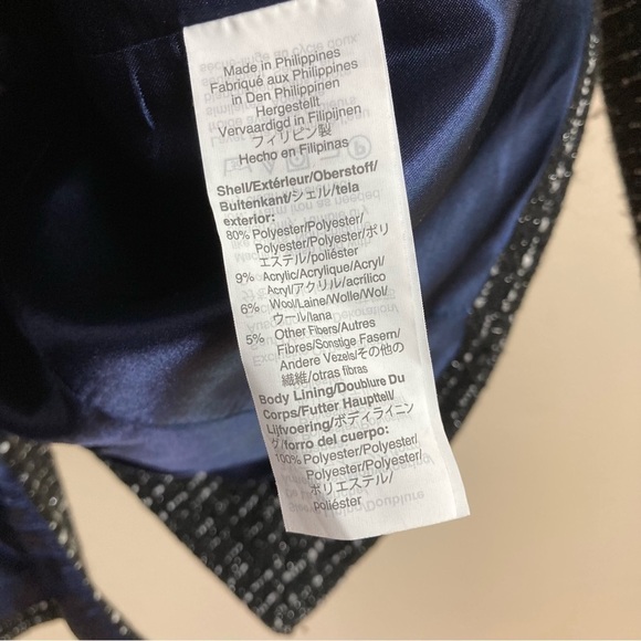 J. Crew Tweed Lurex Lady Coat with Braided Trim - Picture 5 of 8